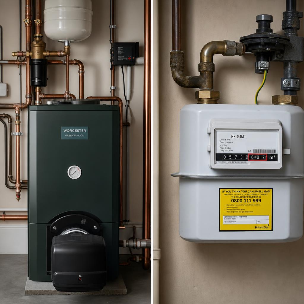 Heating oil vs mains gas