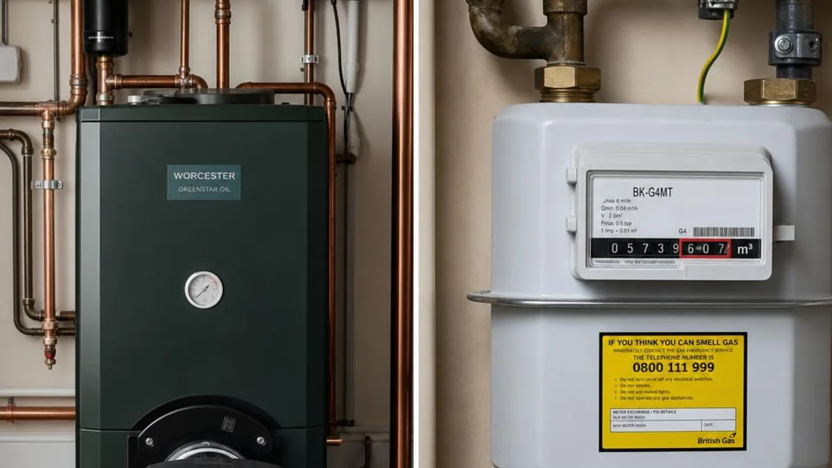 Heating oil vs mains gas